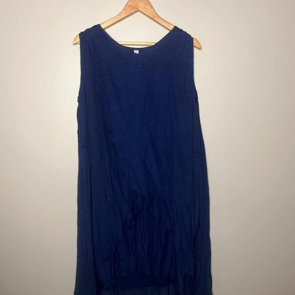 Aria Navy Blue Midi Dress